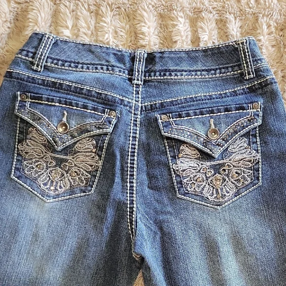 🌞Nine West Jeans- DATE NIGHT FIT- Capris Sz 28/6 - Picture 5 of 7